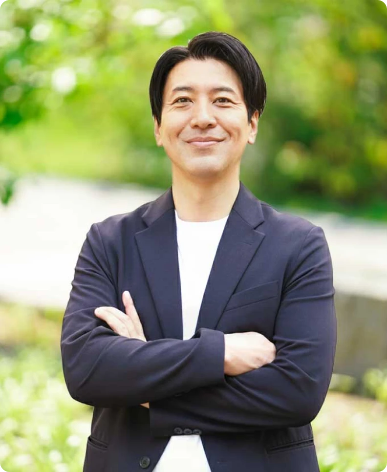 笑顔の山上社長